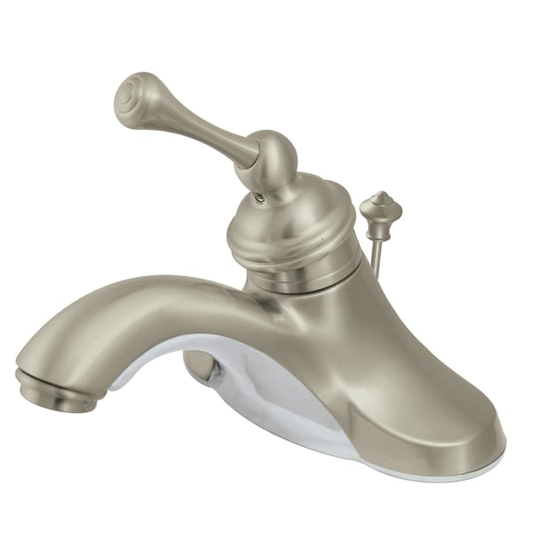 Kingston Brass 4" Centerset Bathroom Faucet, Brushed Nickel KB3548BL - main